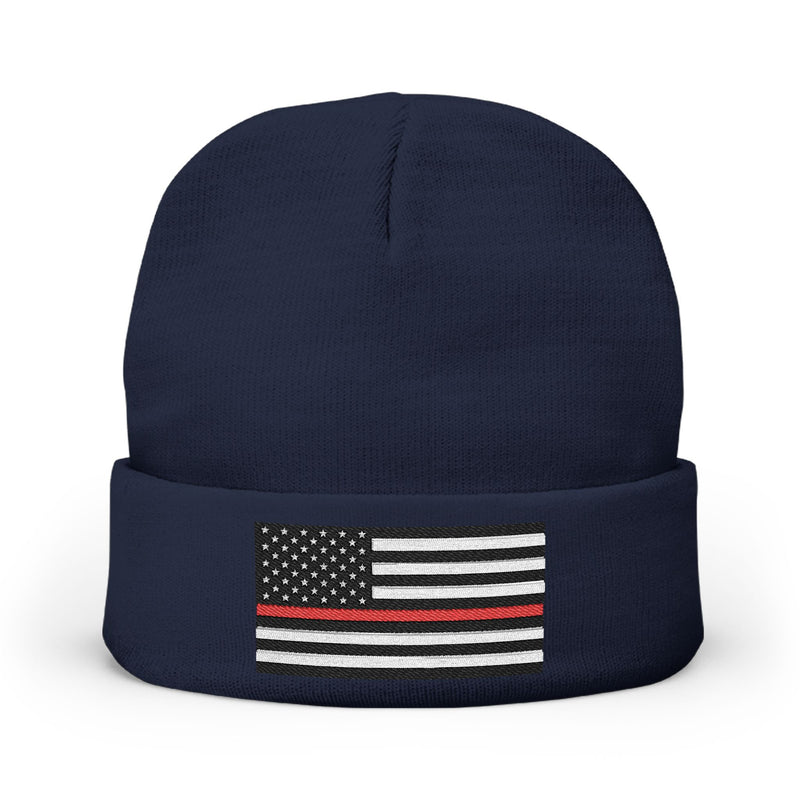 Red Lives Matter Embroidered Beanie