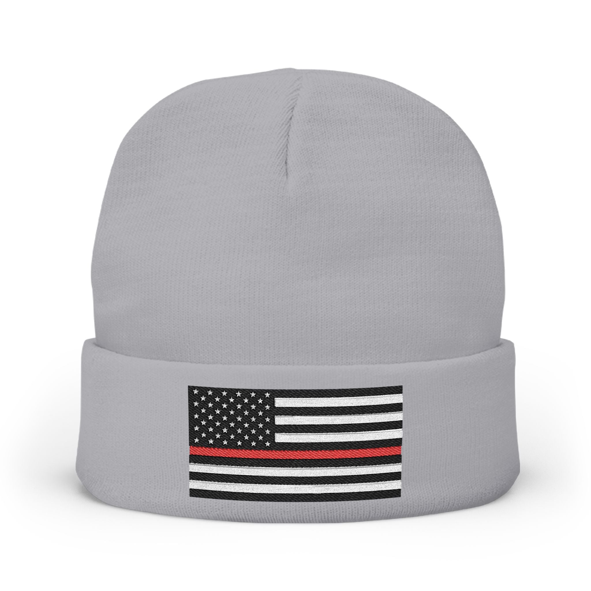 Red Lives Matter Embroidered Beanie